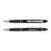 Tech Pack Power - Two black pens with chrome accents, featuring textured grips and one with a logo.
