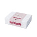 The Mindful Moment - A white gift box with a pink and green label featuring a message and a decorative wavy design.