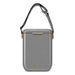 The Festive Edit Gift Set - A grey cooler with a shoulder strap and a logo on the front, featuring a sleek, modern design.