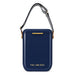 The Pour & Gather Hamper - A navy cooler bag with a shoulder strap and a logo on the front. It has a sleek, rectangular design.