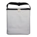The Reel Deal - A grey insulated cooler bag with a zip closure and a black adjustable strap. It features a front pocket.