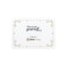 The Festive Edit Gift Set - A decorative card featuring a quote about self-care, with elegant flourishes and a brand logo at the bottom.