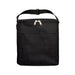 The Gone Fishing Pack - A black insulated cooler bag with a zip closure and a front pocket, featuring a sturdy carry strap.