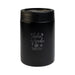The Reel Deal - A black drink bottle with a silver interior and a subtle logo on the front.