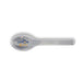 Juniper Cutlery Set - A stainless steel spoon with a colourful logo featuring "Lemon & Lime." The spoon has a sleek design.