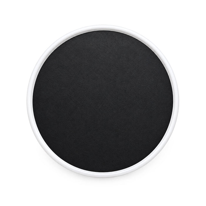 Tutor Maglock Phone Holder - A round phone holder featuring a white rim and a black centre. It has a smooth surface and a subtle logo.