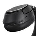 Aero by Nomis Headphones - Black headphones featuring control buttons and a sleek design with a metallic accent. Includes a logo on the side.