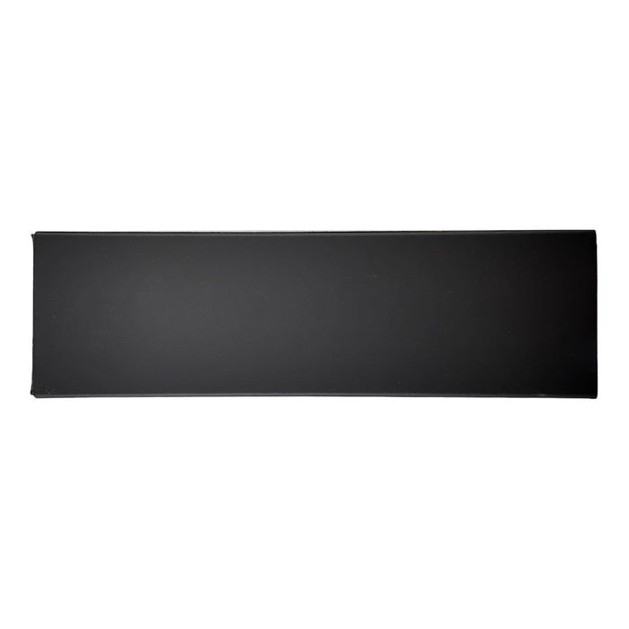 ClipIt Carabiner Cable - A black rectangular mat with smooth surface and edges. It has a simple design, with no visible branding.
