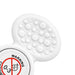Tactile Fidget Spinner - A white tactile fidget spinner featuring a textured surface with raised dots and a circular centre element.