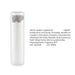 Flavoured Lip Balm SPF - A white lip balm tube with a cylindrical shape, featuring a logo and ingredient list on the side.