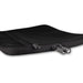 Pro Neoprene Laptop Sleeve 14 inch - A black neoprene laptop sleeve featuring a dual zipper closure. It has a sleek and smooth texture.