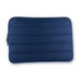 Bubble Neoprene Laptop Sleeve 16 inch - A navy blue neoprene laptop sleeve with a padded design and a zip closure.