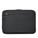 Cupertino Laptop Sleeve 14 - A black laptop sleeve with a zippered compartment, designed for a 14-inch laptop, featuring a sleek, minimalist style.