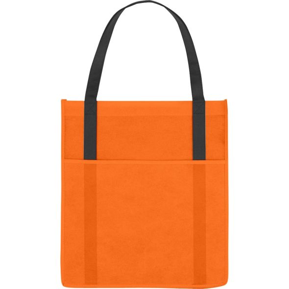 Non-Woven Shopper With Pocket - Custom Promotional Product