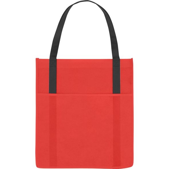 Non-Woven Shopper With Pocket - Custom Promotional Product