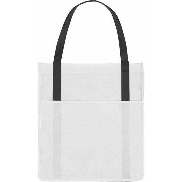 Non-Woven Shopper With Pocket - Custom Promotional Product