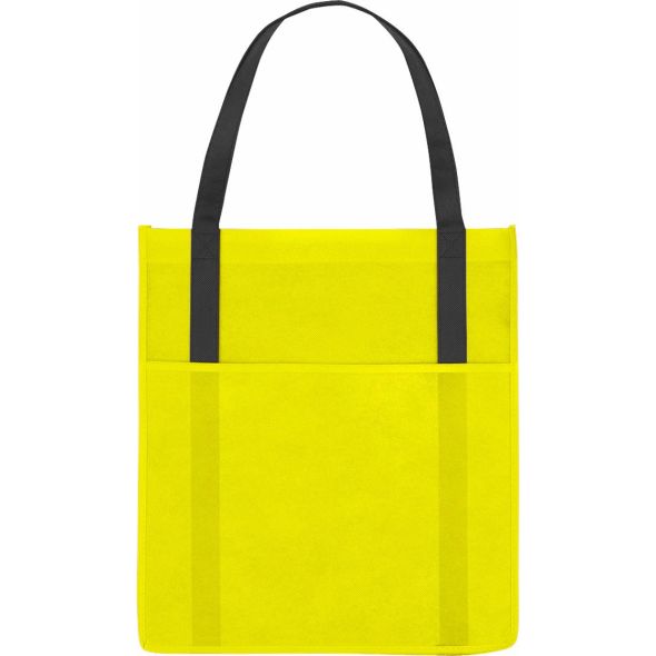 Non-Woven Shopper With Pocket - Custom Promotional Product