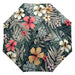 Full Colour Poppins Umbrella - A full-colour umbrella featuring a vibrant floral design with hibiscus and tropical leaves in shades of pink, yellow, and green.