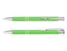 Argento Lacquer Pen - A green lacquer pen with chrome accents, featuring a sleek design. It has a logo on its body.