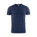 Men's Printer 160 Tee - A navy blue men's t-shirt with a round neckline and short sleeves, featuring a logo.