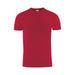Men's Printer 140 Tee - A red short-sleeved men's t-shirt featuring a logo on the tag.