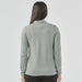 Women's Nevada L/S Micro Pique Polo - A grey long-sleeve polo shirt for women, featuring a classic collar and a fitted design. Includes a logo.