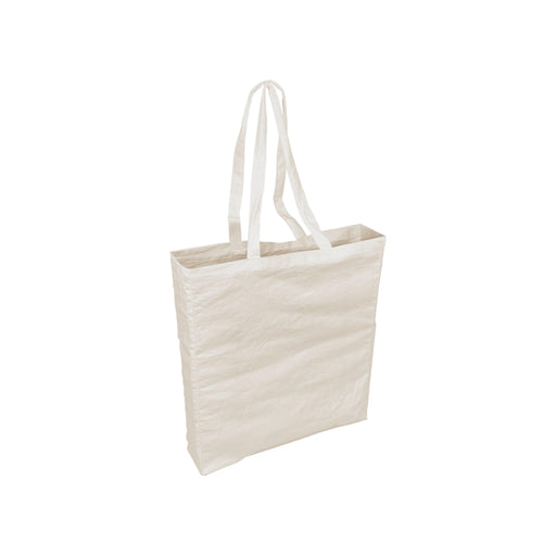 White Calico Bag With Long Handles - Custom Promotional Product