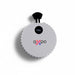 Yes or No Game Set Bottle Opener - A drink bottle opener in white with a black pull tab and a logo on the front.