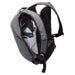 Swissdigital Bolt Anti-Theft Backpack - A grey anti-theft backpack with multiple compartments, showcasing organisation for various items inside.