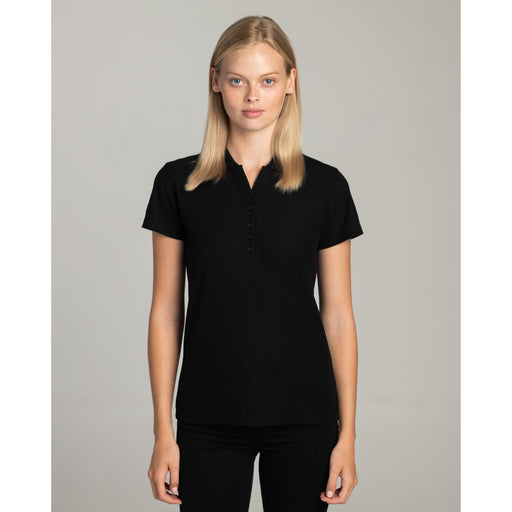 Ladies Sundance Black Polo - Custom Promotional Product