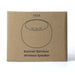 Boomer Bamboo Wireless Speaker - A brown cardboard box featuring a simple illustration of a round bamboo wireless speaker with a logo.