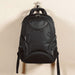 Trekk 2.0 15" Computer Backpack35L - A black 15" computer backpack with multiple compartments and a logo. Features padded straps for comfort.