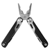 Trekk Survival Multi-Tool - A multi-tool with black and silver accents featuring pliers, various tools, and a logo.