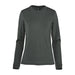 Women's Settebello L/S Tee - A women's long sleeve tee in dark green, featuring a simple design and a logo.