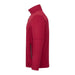 Men's Joris Eco Waterproof Softshell Jacket - A red men's softshell jacket features a high collar and zippered pockets, with a logo present.