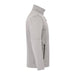 Men's Joris Eco Waterproof Softshell Jacket - A light grey men's softshell jacket with a high collar and side zip pockets, featuring a logo.
