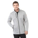 Men's Joris Eco Waterproof Softshell Jacket - A men's softshell jacket in light grey with a zippered front and a logo, featuring a modern design.