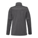Women's Joris Eco Waterproof Softshell Jacket - A women's black eco waterproof softshell jacket, featuring a high collar and a clean, minimalist design.
