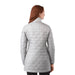 Womens Telluride Lightweight Packable Insulated Puffer Jacket - A lightweight packable insulated puffer jacket in light grey, featuring a quilted design and a stand collar.