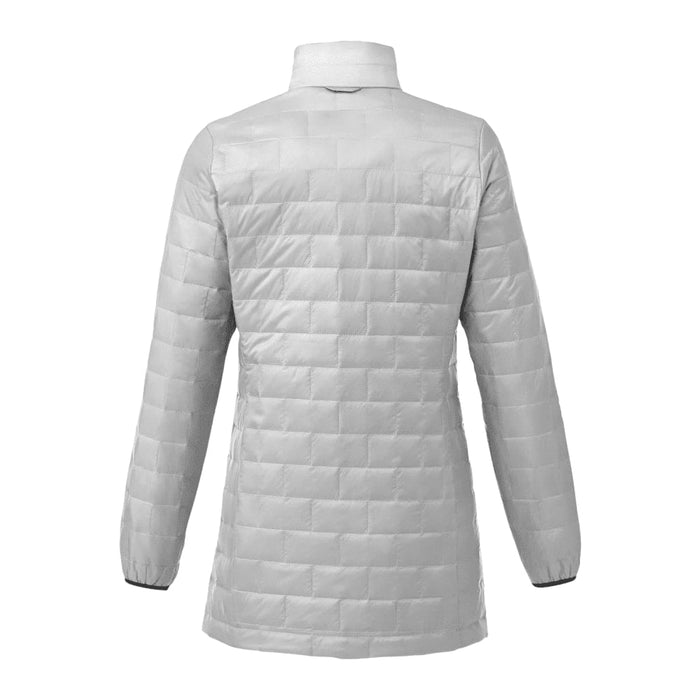 Womens Telluride Lightweight Packable Insulated Puffer Jacket - A lightweight, packable insulated puffer jacket in grey, featuring a quilted design and a collar.