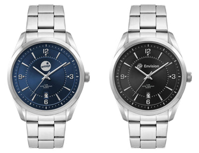 Mens Casual Dress Watch, Stainless Steel Strap