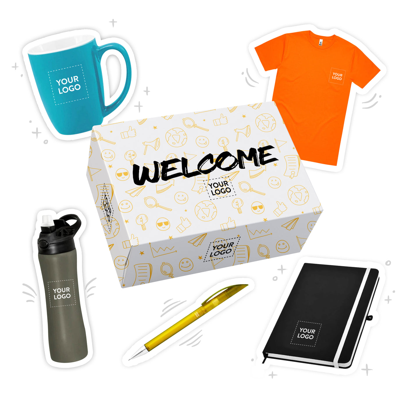 Custom Gift Box - New Staff Welcome Box | Customisable Promotional Gift ...