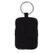 Neo Keychain Powerbank 2000mAh - A black keychain power bank with a silver ring, featuring a smooth finish and compact design.