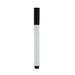 Bonack Whiteboard Marker - A whiteboard marker with a black cap and a cylindrical white barrel, featuring a logo on the body.