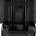Wander & Roam Packable Travel Duffel Bag - A packable travel duffel bag in black with adjustable straps and a retractable handle. Features a logo.