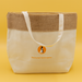 The Brooke Jute and Cotton Cooler Bag - Custom Promotional Product