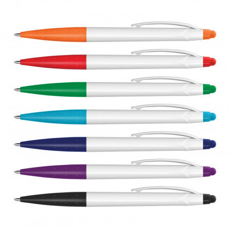 Spark Stylus Pen - White Barrel - Custom Promotional Product