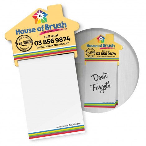 Magnetic House Memo Pad A7 - Full Colour Print