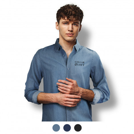 Chester Men's Denim Shirt - Custom Promotional Product