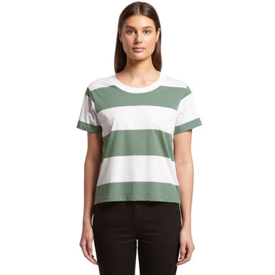 AS Colour Womens Wide Stripe Tee